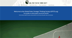Desktop Screenshot of gpsts.org