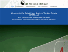 Tablet Screenshot of gpsts.org